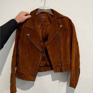 Brown suede jacket